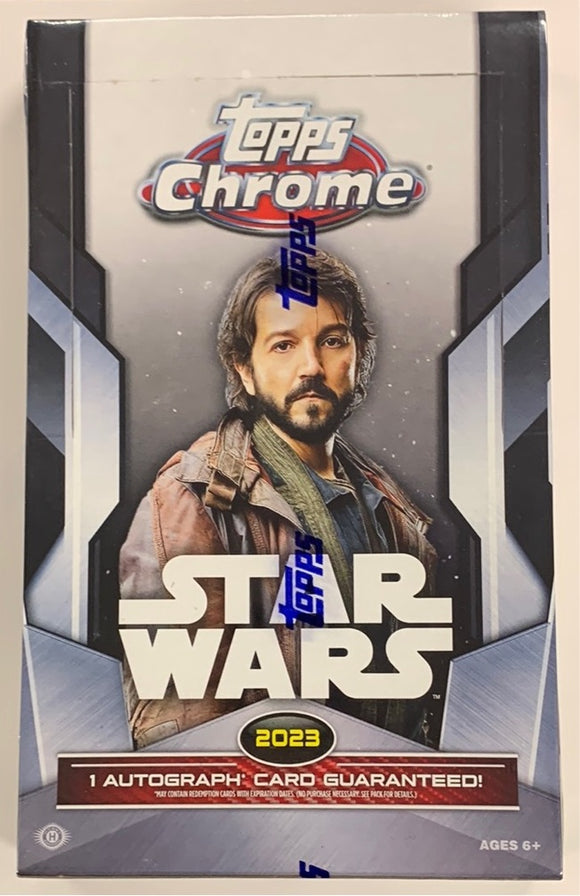 2023 Topps Star Wars Chrome Sealed Hobby Box