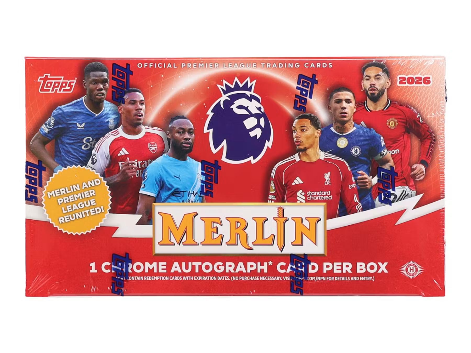 2025/26 Topps Merlin Premier League EPL Soccer Hobby Box