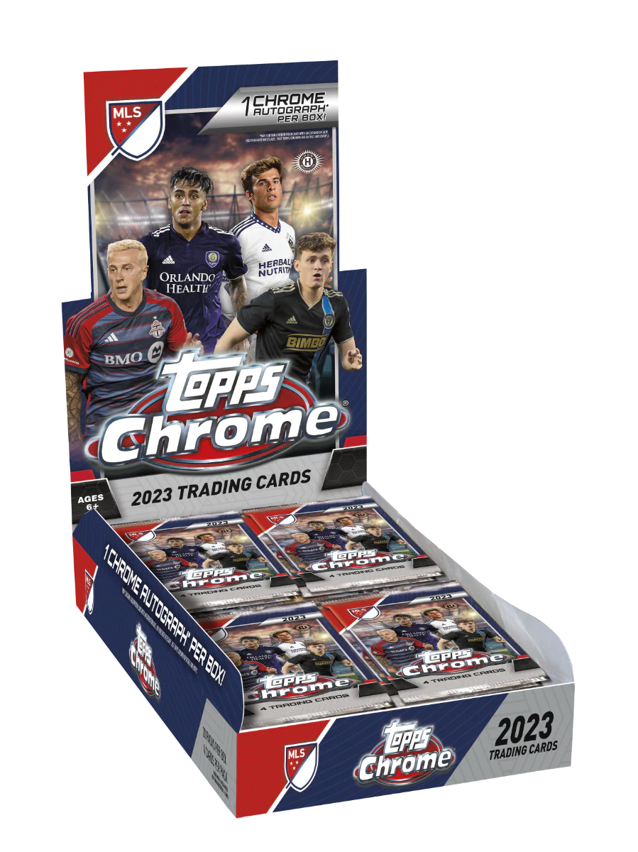 2023 Topps Chrome MLS Major League Soccer Hobby Box