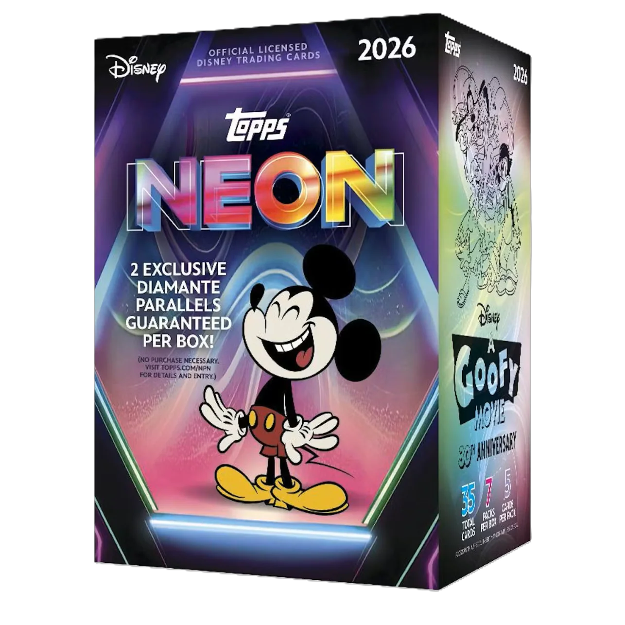 2026 Topps Disney Neon Blaster Box