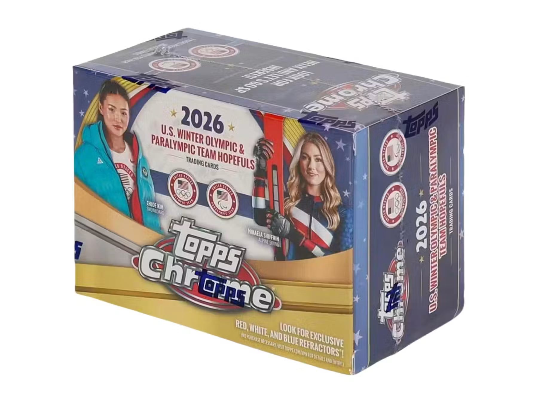 2026 Topps Chrome U.S. Olympics Blaster Box
