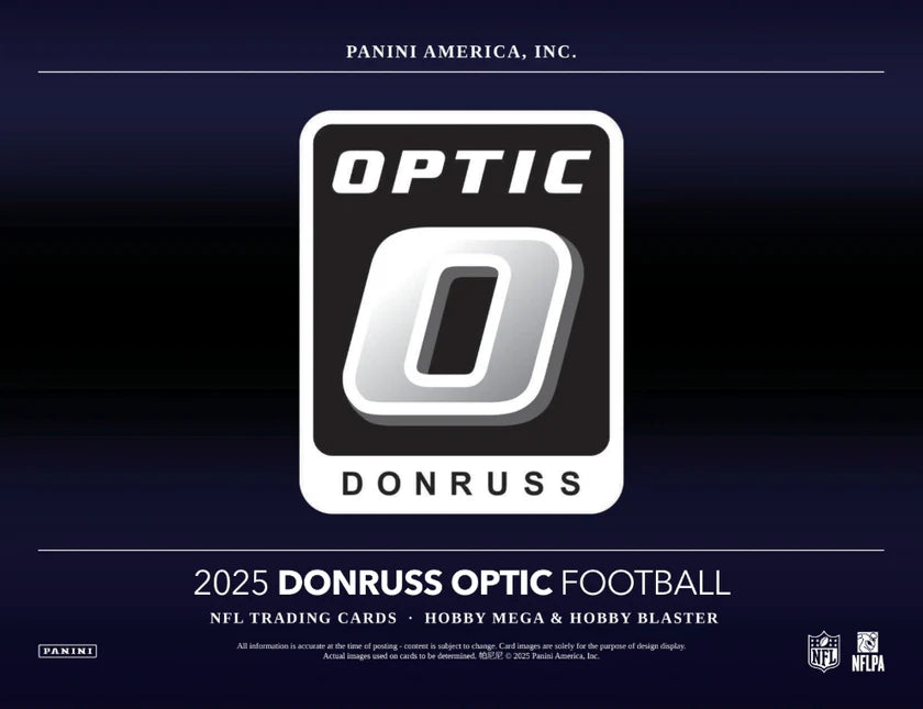 2025 Panini Donruss optic  Football Hobby Mega Box