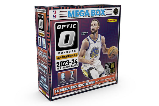 2023/24 Panini Donruss Optic Basketball Hobby Mega Box (Hyper Green Prizms)