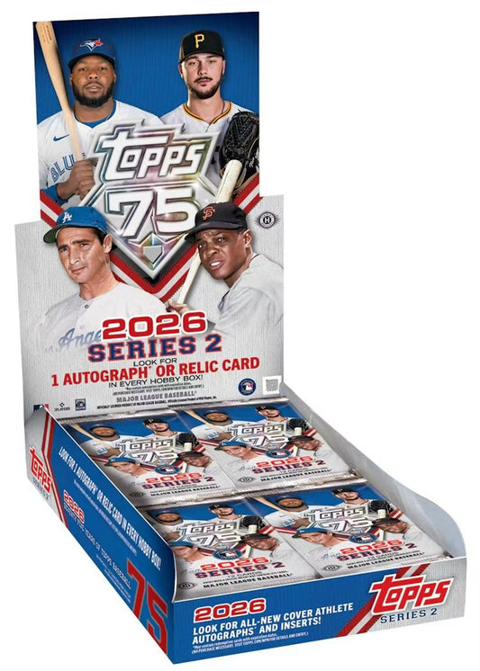 Available 6/10 - 2026 Topps Series 2 Baseball Hobby Box