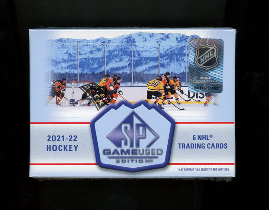 2021-22 Upper Deck SP Game Used Hockey Hobby Box