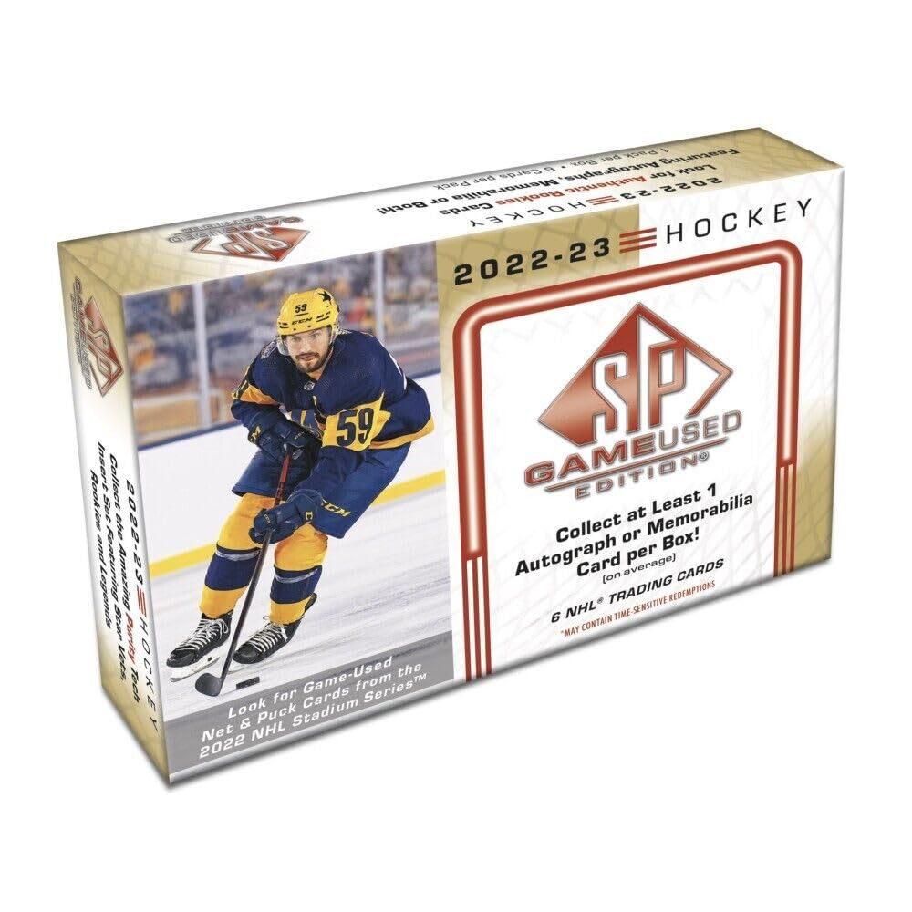 2022/23 Upper Deck SP Game Used Hockey Hobby Box