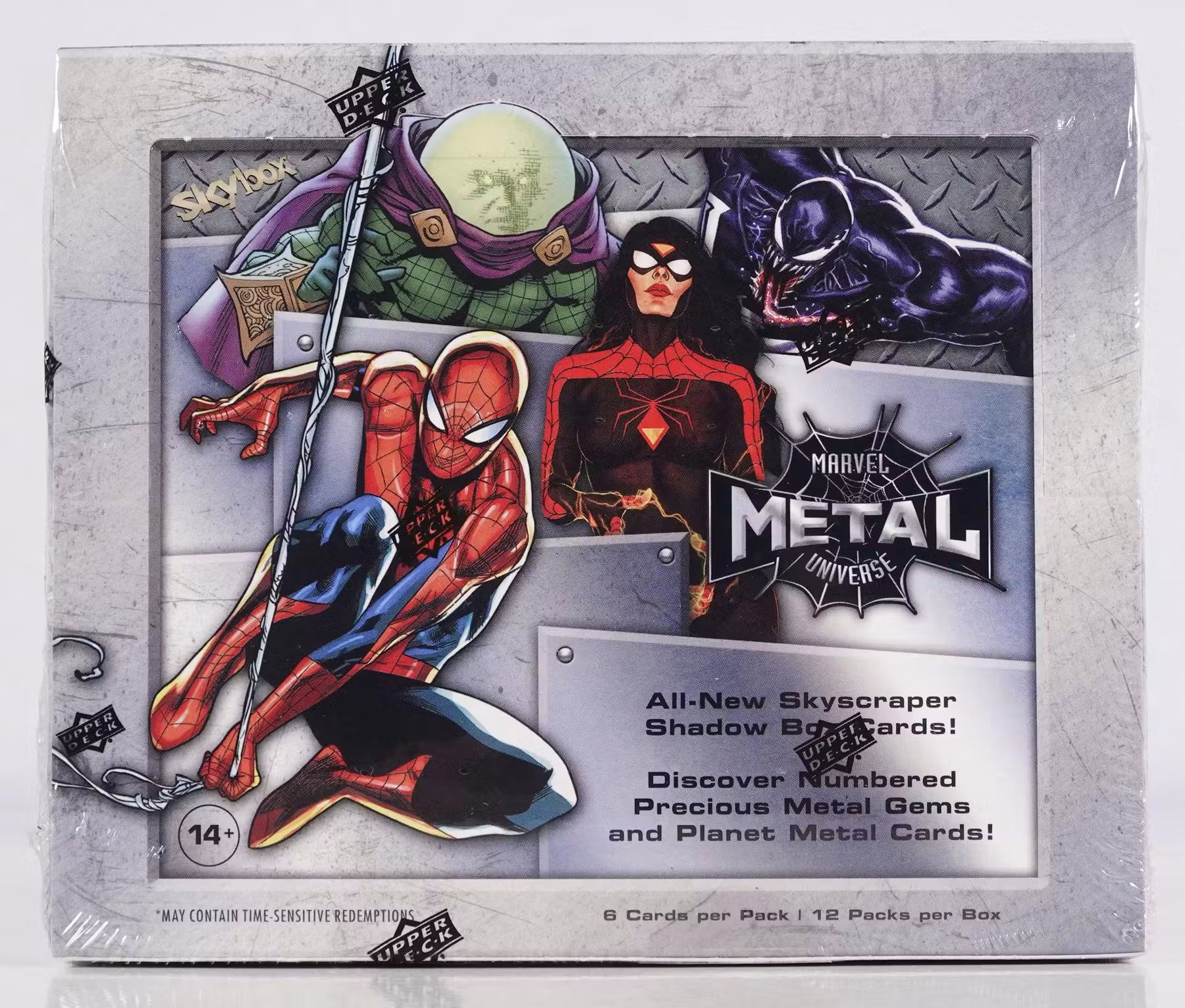 2022 Upper Deck Marvel Spider-Man Metal Universe Trading Cards Box