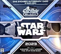 2023 Topps Chrome Black Star Wars Hobby Box