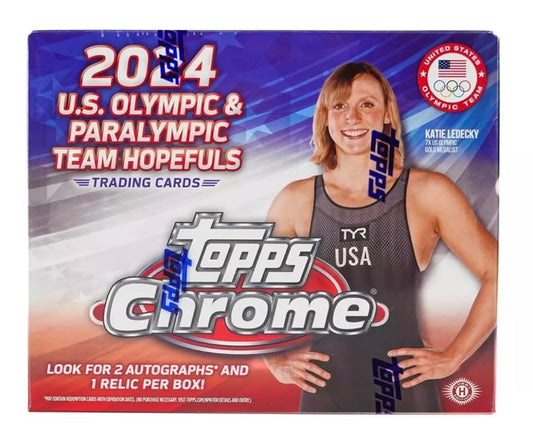 2024 Topps Chrome U.S. Olympic & Paralympic Hopefuls Hobby Box