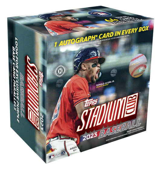 2023 Topps Stadium Club Baseball Hobby Compact Box