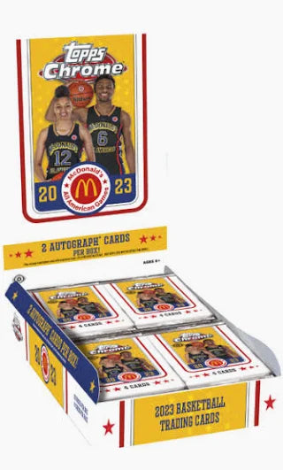 2023 Topps McDonald's All American Chrome Basketball Hobby Box