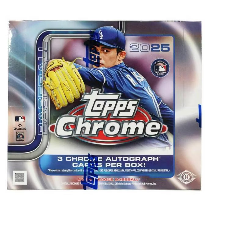 2025 Topps Chrome Baseball Hobby Jumbo Box