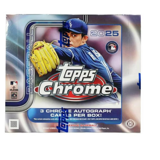 2025 Topps Chrome Baseball Hobby Jumbo Box