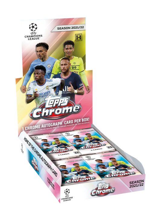 2021/22 Topps UEFA Champions League Chrome Soccer Hobby Box