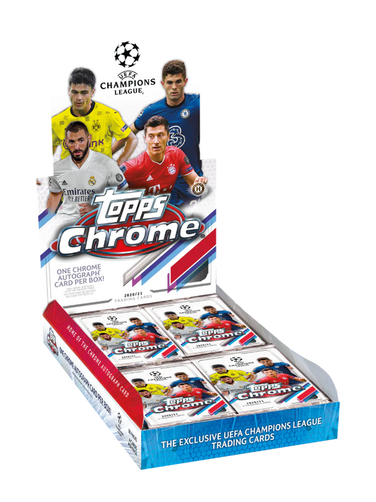 2020/21 Topps UEFA Champions League Chrome Soccer Hobby Box