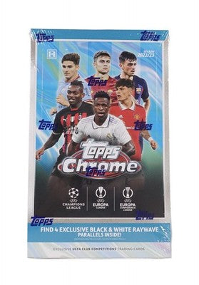 2022-23 Topps Chrome UEFA Club Competitions Soccer Hobby LITE Box