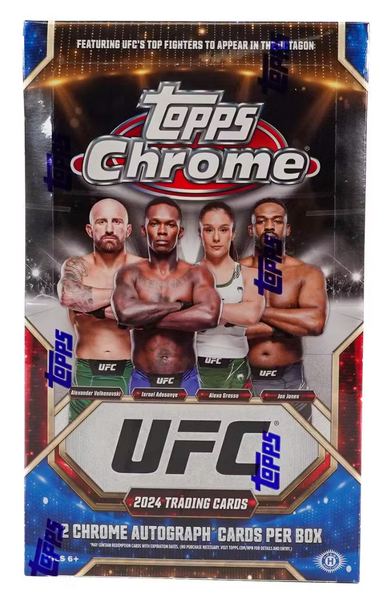 2024 Topps Chrome UFC Hobby Box
