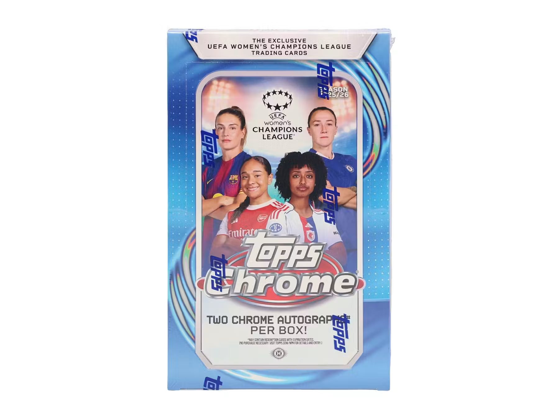 2025/26 Topps Chrome Women's UEFA Champions League Soccer Hobby Box