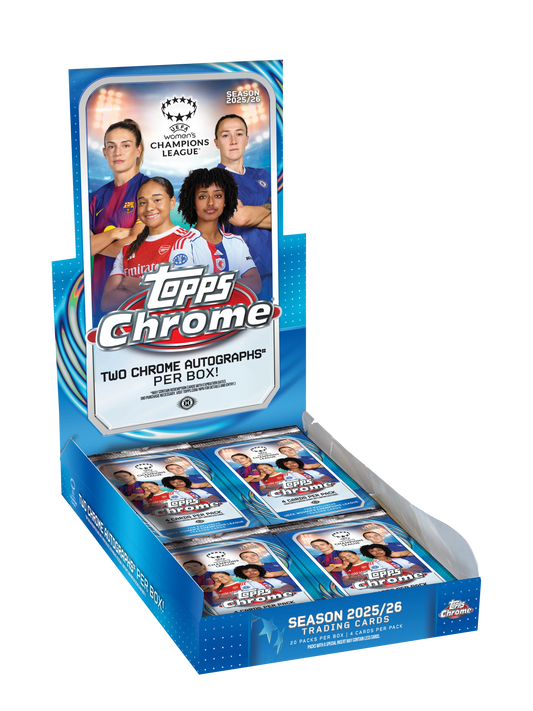 2025/26 Topps Chrome Women's UEFA Champions League Soccer Hobby Box