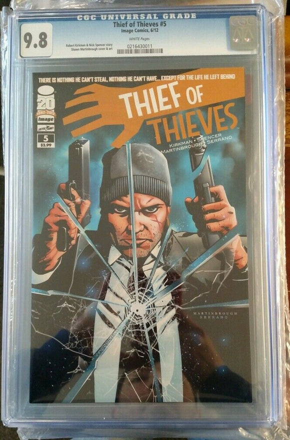 Thief Of Thieves #5 CGC Graded 9.8 Image Kirkman Spencer