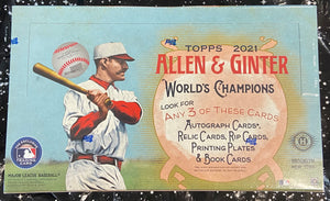 2021 Baseball Topps Allen & Ginter Hobby Box Factory Sealed
