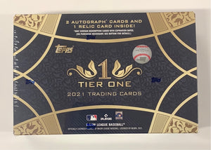 2021 Topps Tier One Factory Sealed Hobby Box