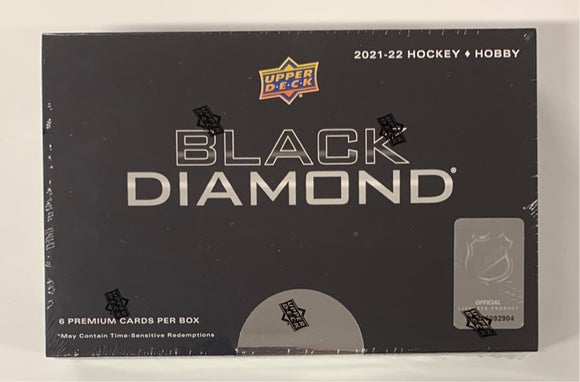 2021-22 Upper Deck Black Diamond Factory Sealed Hobby Box